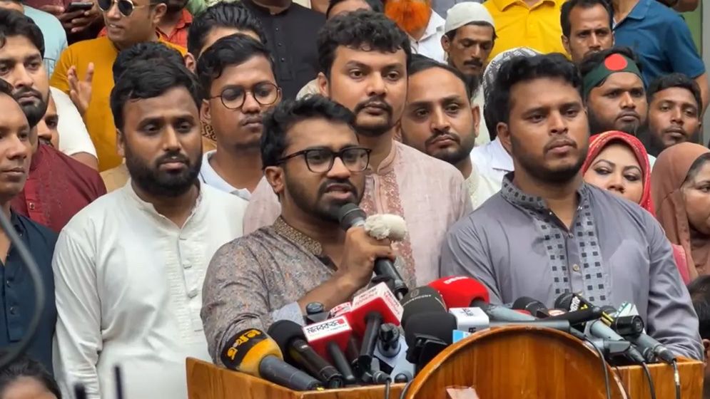 জাতীয় পার্টি নিষিদ্ধসহ ৩ দাবি রাশেদ খানের