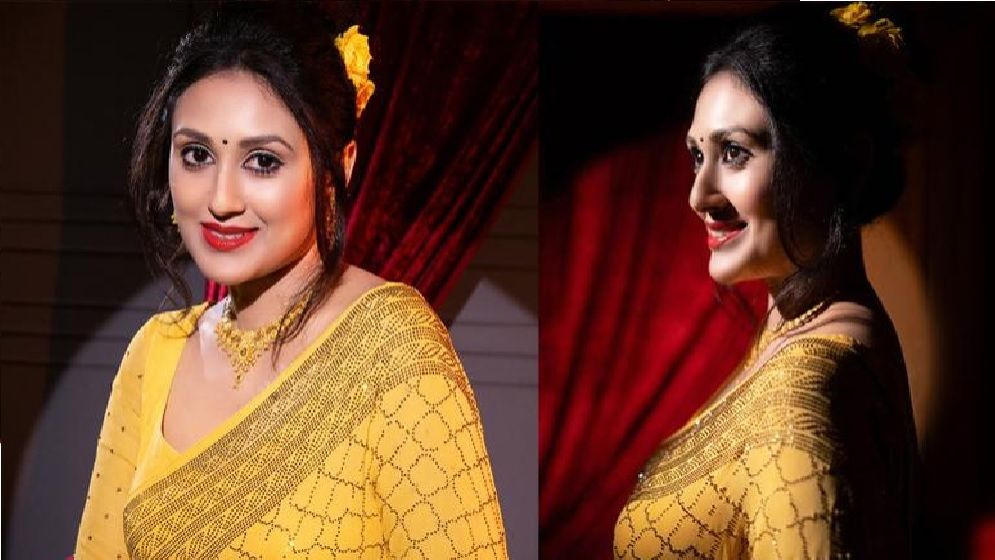 আবেদনময়ী কুসুম শিকদার, নজর কাড়লেন ভক্তদের