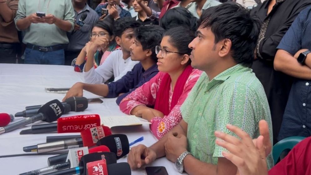 উমামা ফাতেমার সংবাদ সম্মেলন বয়কট করলেন মোজো সাংবাদিকরা