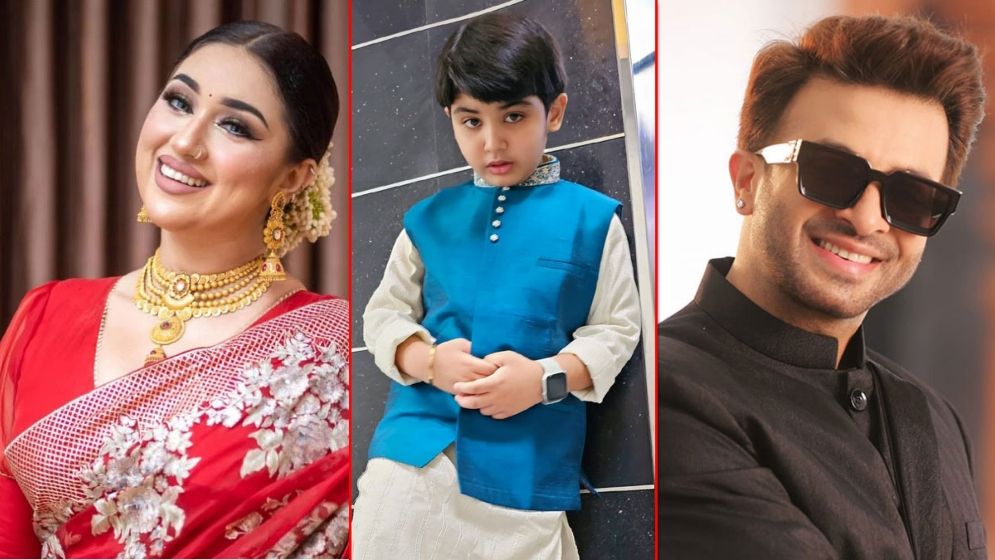 ছেলে জয়কে নিয়ে সিঙ্গাপুরে যাচ্ছেন শাকিব-অপু