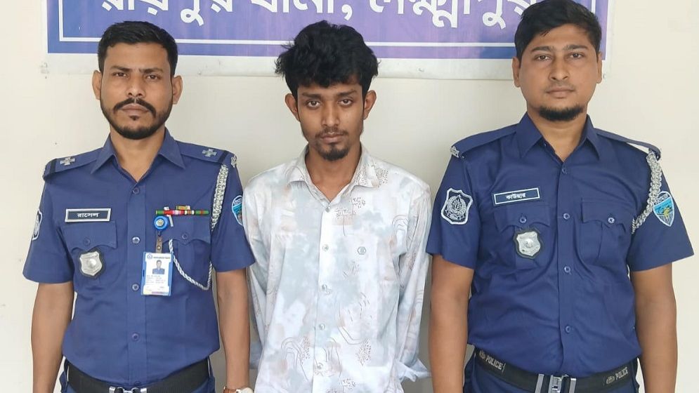 রায়পুরে কিশোরী ধর্ষণ মামলায় জয় কুড়ি গ্রেপ্তার। ছবি: যুগান্তর