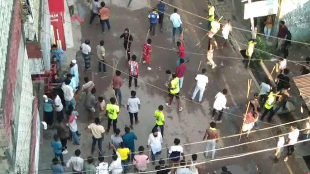 ব্রাহ্মণবাড়িয়ায় দুই দল গ্রামবাসীর সংঘর্ষ, আহত ৪০