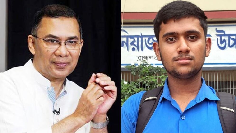 কিশোর গবেষক আহনাফের পাশে তারেক রহমান