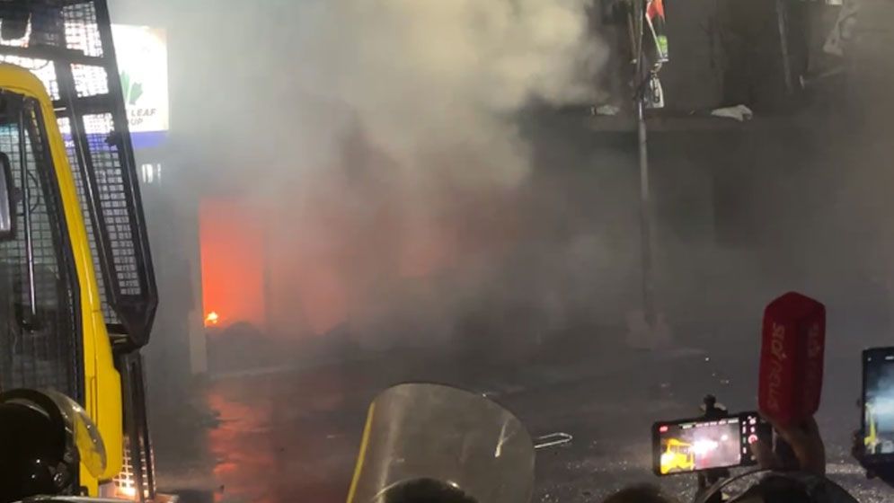 জাতীয় পার্টির কার্যালয়ে ফের অগ্নিসংযোগ