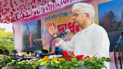ফ্যাসিবাদ পরাজিত হয়েছে বলে ষড়যন্ত্র থেমে নেই: উপদেষ্টা আদিলুর