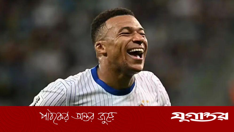 অঁরিকে ছুঁয়ে ফেললেন এমবাপ্পে