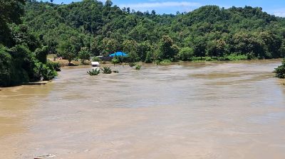 ভারি বর্ষণ-পাহাড়ি ঢলে খাগড়াছড়ির নিম্নাঞ্চল প্লাবিত
