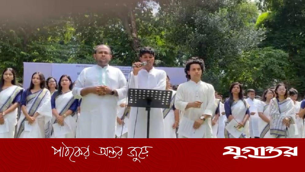 ছাত্রদলের প্যানেলের প্রার্থীদের শপথপাঠ