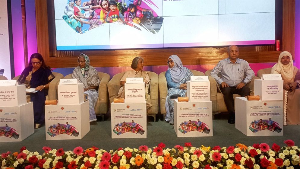 জিডিপিতে গৃহকর্মে অবৈতনিক কাজের অবদান ৬ লাখ ৭০ হাজার কোটি টাকা