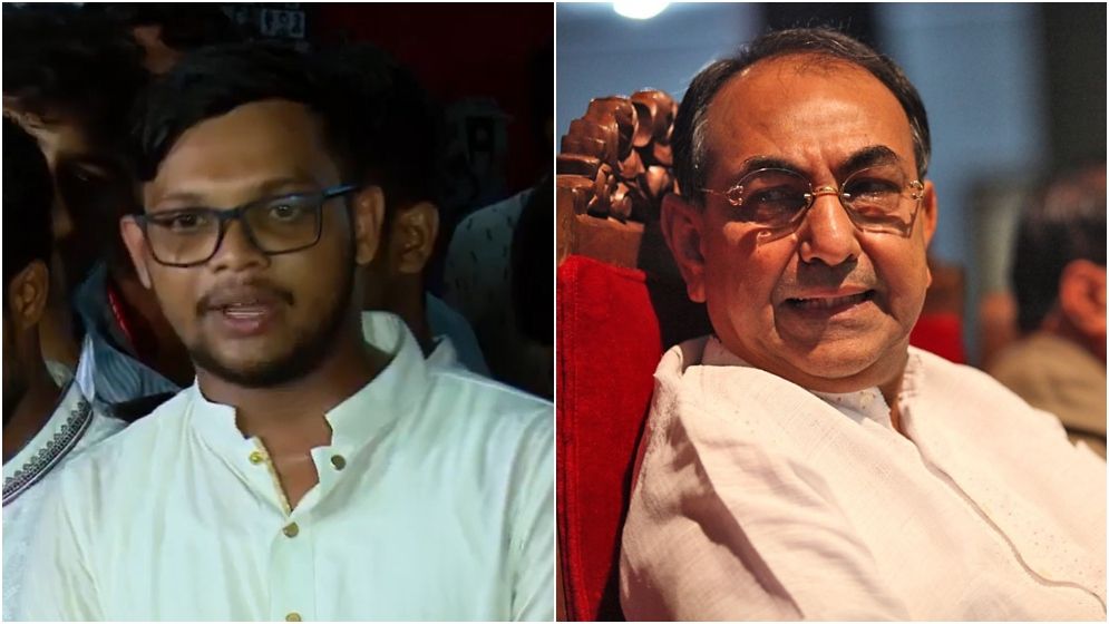 আবু বাকের মজুমদার ও মির্জা আব্বাস। ছবি: সংগৃহীত
