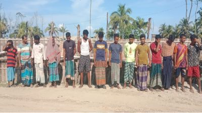 কোম্পানীগঞ্জে ৭টি বালুবাহী বাল্কহেড ও ৯টি ড্রেজার মেশিন জব্দ