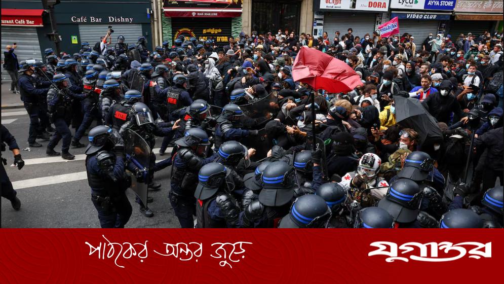 এবার সরকারবিরোধী বিক্ষোভে উত্তাল ফ্রান্স