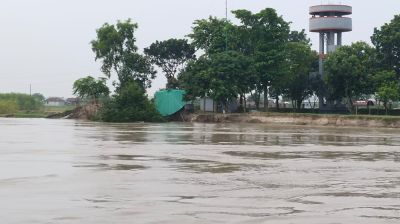 দৌলতপুরে বিজিবি ক্যাম্প পদ্মা নদীগর্ভে বিলীন