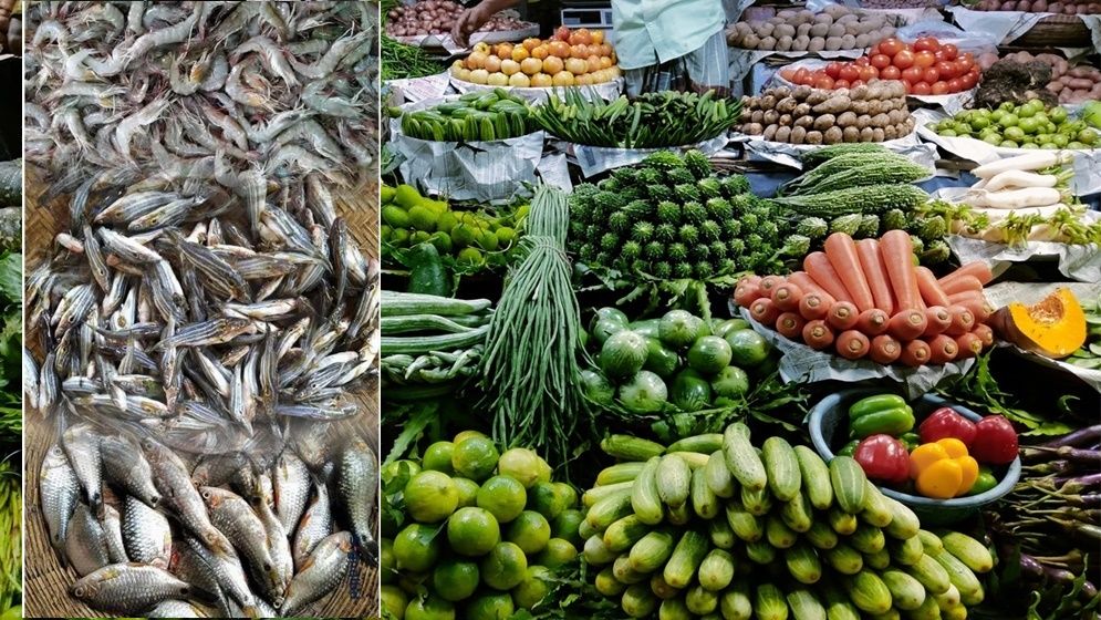 সবজির বাজারে উত্তাপ, নাগালের বাইরে মাছ