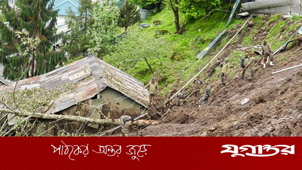 সিকিমে ভূমিধসে ৪ জনের প্রাণহানি