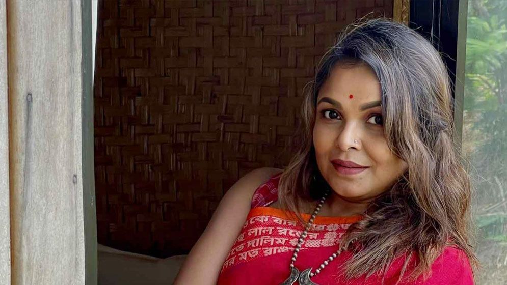 অভিনেত্রী ও নির্মাতা মেহের আফরোজ শাওন। ফাইল ছবি
