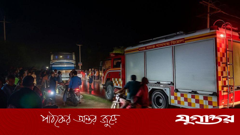 গাইবান্ধায় বাসচাপায় শ্রমিক নিহত, আহত ৩
