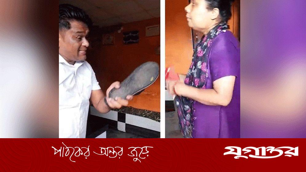 চাঁদাবাজি ঠেকাতে গিয়ে নারী কাউন্সিলরের জুতাপেটা খেলেন বিজেপি নেতা