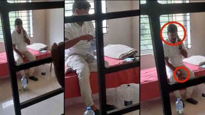 হাজতে আসামির ভিআইপি বিছানা-মোবাইল, ভিডিও ভাইরাল