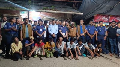 নারায়ণগঞ্জে মাদকবিরোধী অভিযানে আটক ২৭, ৯ জনকে সাজা