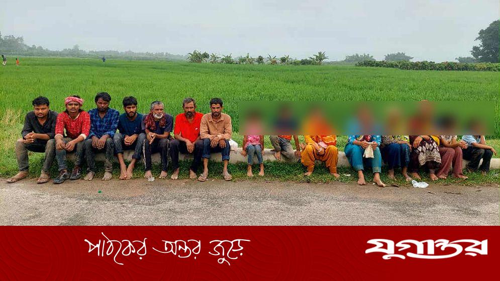 নওগাঁ সীমান্ত দিয়ে ১৬ জনকে ঠেলে পাঠাল বিএসএফ