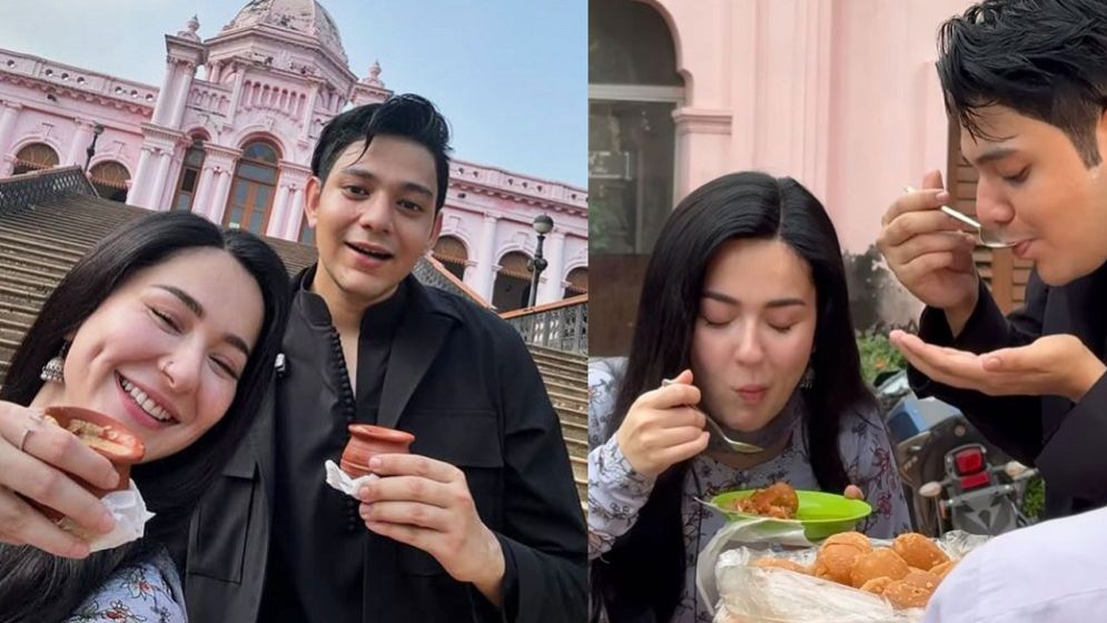 রাফসানের সঙ্গে ঘুরে ‘ব্রেকআপ ঝালমুড়ি’ খেলেন হানিয়া!