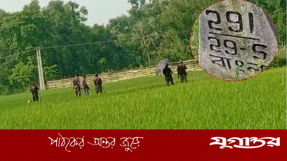 রাতের আঁধারে বিএসএফের বেড়া নির্মাণ, প্রতিবাদে বিজিবির পতাকা বৈঠক