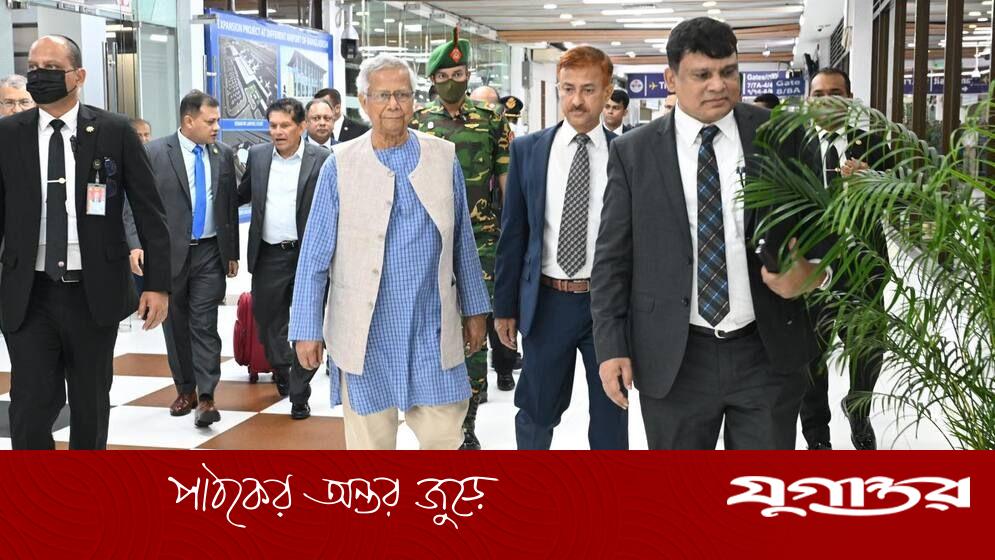 নিউইয়র্কের উদ্দেশে ঢাকা ছাড়লেন প্রধান উপদেষ্টা