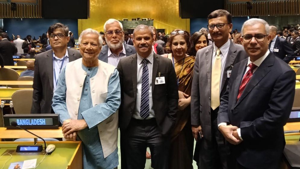 জাতিসংঘ সাধারণ পরিষদের উদ্বোধনী অধিবেশনে প্রধান উপদেষ্টা