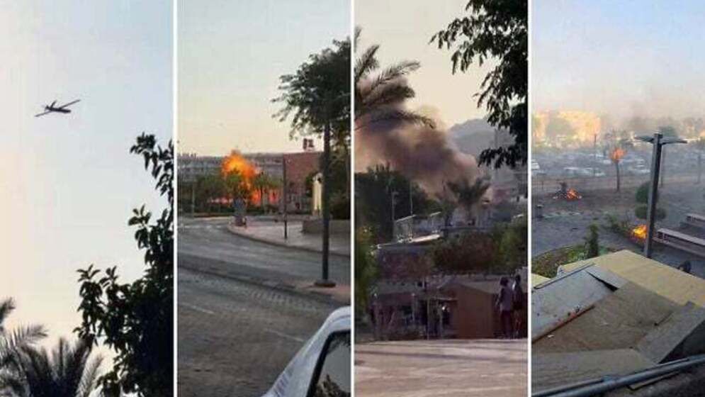 ইসরাইলি আকাশ প্রতিরক্ষা ভেদ করে হুথির ড্রোন হামলা