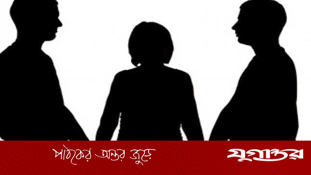 এক নারীর দুই স্বামী নিয়ে তোলপাড়