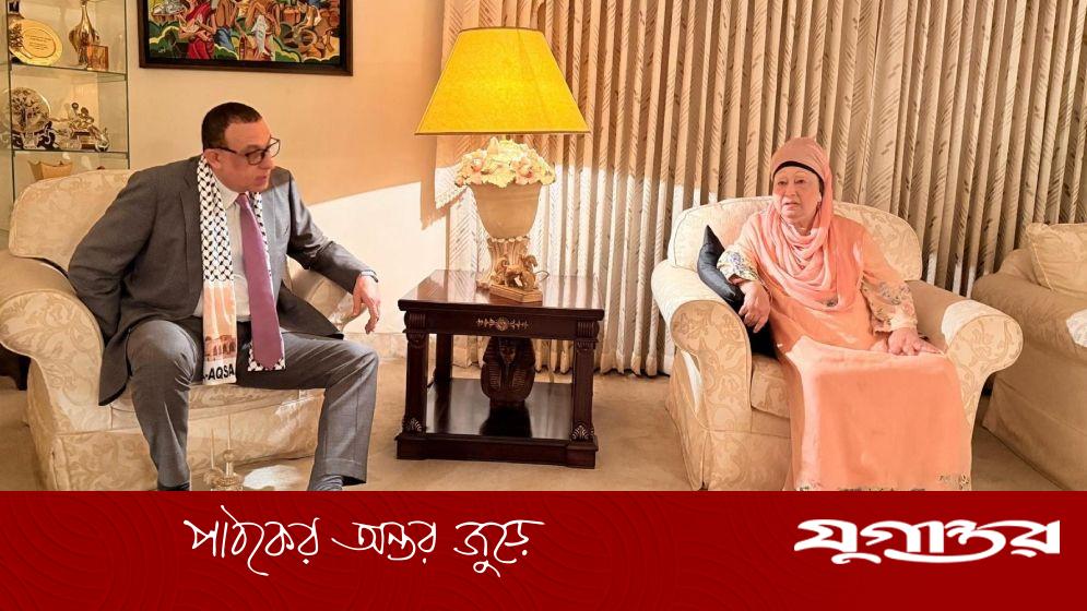 খালেদা জিয়ার সঙ্গে ফিলিস্তিন রাষ্ট্রদূতের সাক্ষাৎ