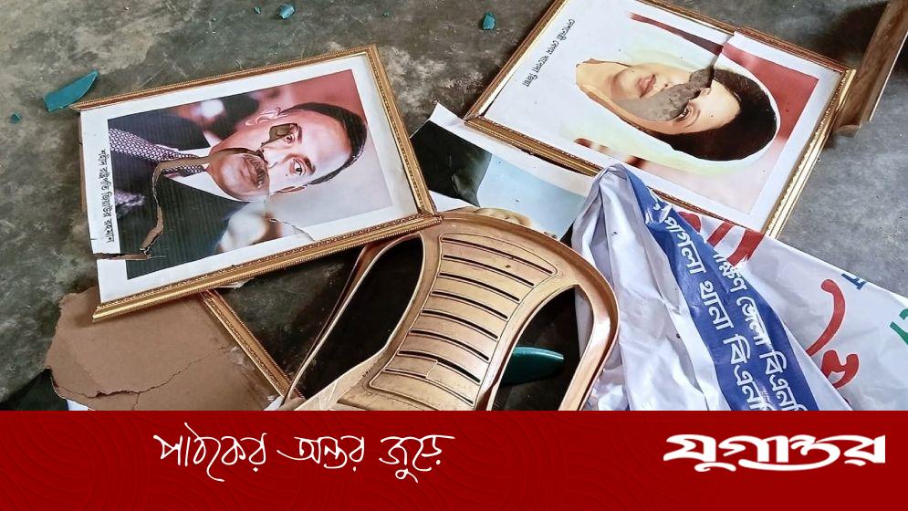 গফরগাঁওয়ে বিএনপির অফিস ভাঙচুর