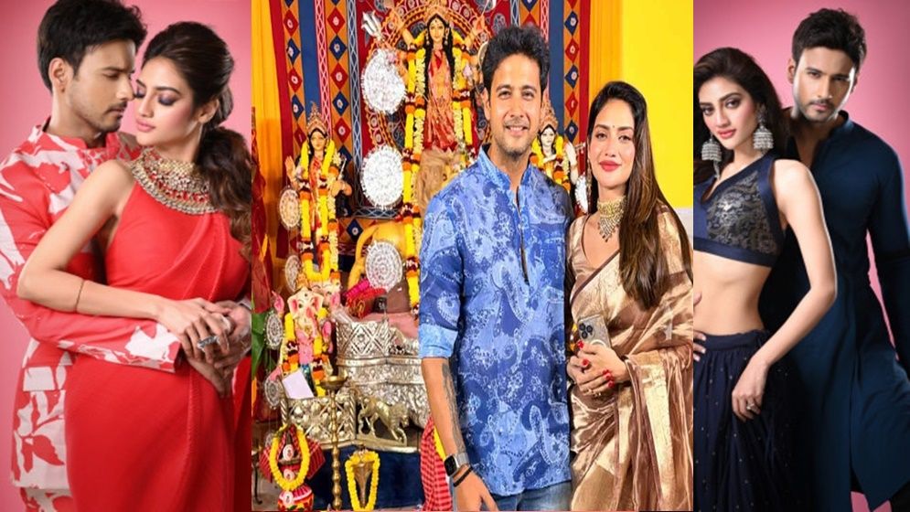 নিন্দুকদের বুড়ো আঙুল দেখিয়ে একফ্রেমে যশ-নুসরাত