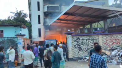 রায়পুরের সাবেক এমপির পোড়া বাড়িতে ফের অগ্নিকাণ্ড