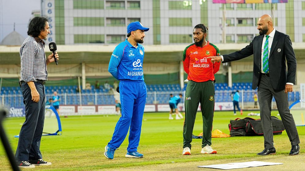আফগানিস্তানের বিপক্ষে টস হেরে ফিল্ডিংয়ে বাংলাদেশ