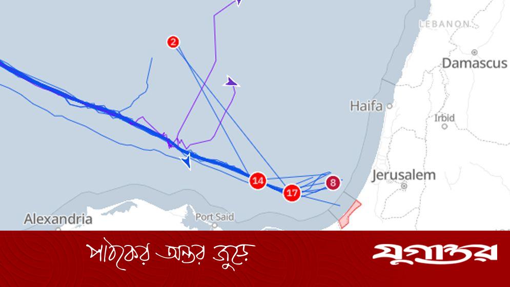ফ্লোটিলার নৌযানগুলোর মধ্যে মাত্র চারটির তথ্য পাওয়া যাচ্ছে