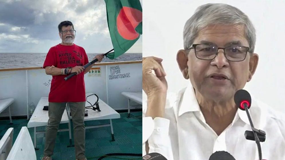 শহিদুল আলমের বিষয়ে সরকারকে পদক্ষেপ নেওয়ার আহ্বান মির্জা ফখরুলের