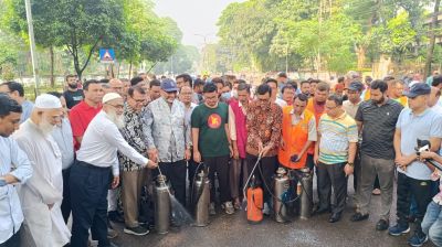 ঢাবি-বুয়েট-ডিএমসি ক্যাম্পাসে বিশেষ মশক নিধন অভিযান