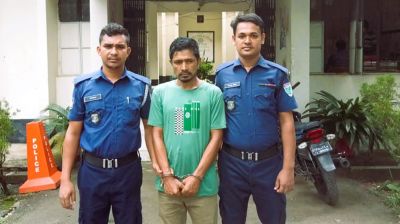 তাহিরপুরে মাদককারবারি সাবেক ইউপি সদস্য গ্রেফতার