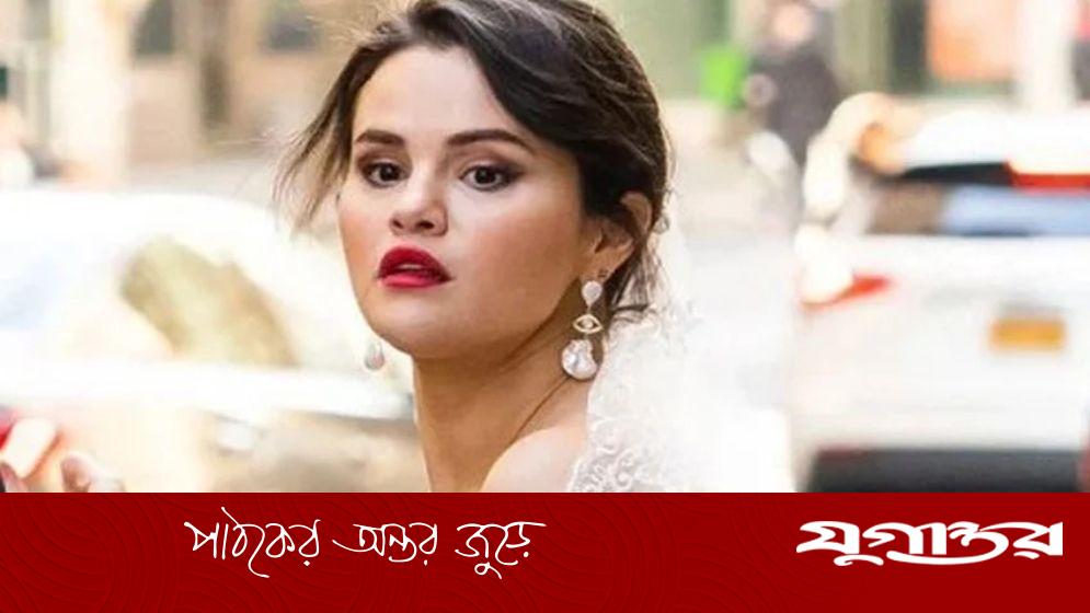 নববধূর সাজে নজর কাড়লেন সেলেনা গোমেজ