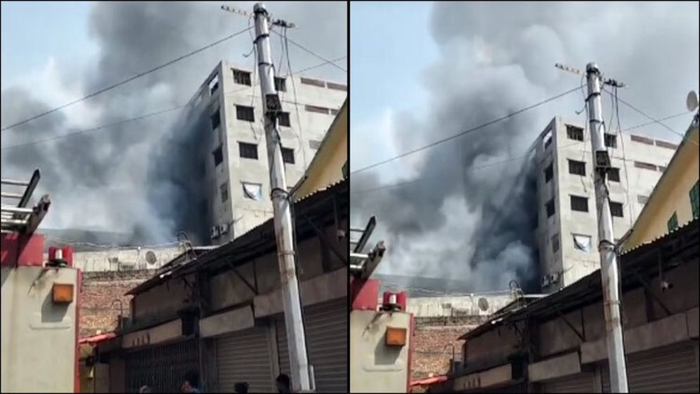 মিরপুরে গার্মেন্টস ও কেমিক্যাল গোডাউনে আগুন