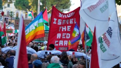 ইসরাইলের ম্যাচে তীব্র বিক্ষোভ, বিশ্বকাপে খেলা হচ্ছে না তাদের