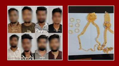 ‘অভিনব কৌশলে’ ২০ লাখ টাকার স্বর্ণালঙ্কার লুট, গ্রেফতার ৮