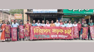 গৌরীপুরে নিরাপদ সড়ক দিবস পালিত