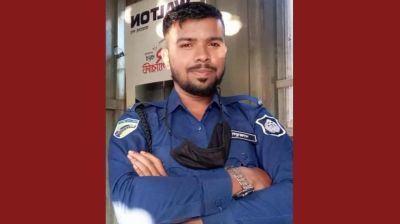 ট্রাকের ধাক্কায় প্রাণ গেল পুলিশ সদস্যের