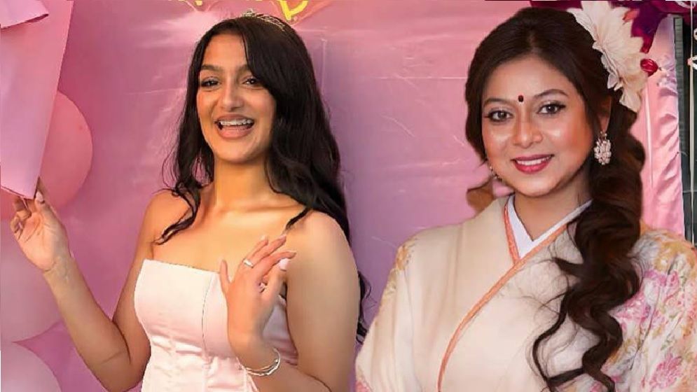 বোনের মেয়ের জন্মদিনে ভিন্ন সাজে শাবনূর