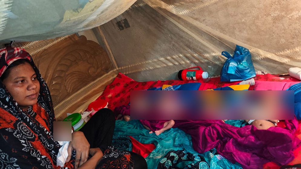 একসঙ্গে জন্ম নেওয়া ৫ সন্তান নিয়ে বিপাকে বাবা-মা