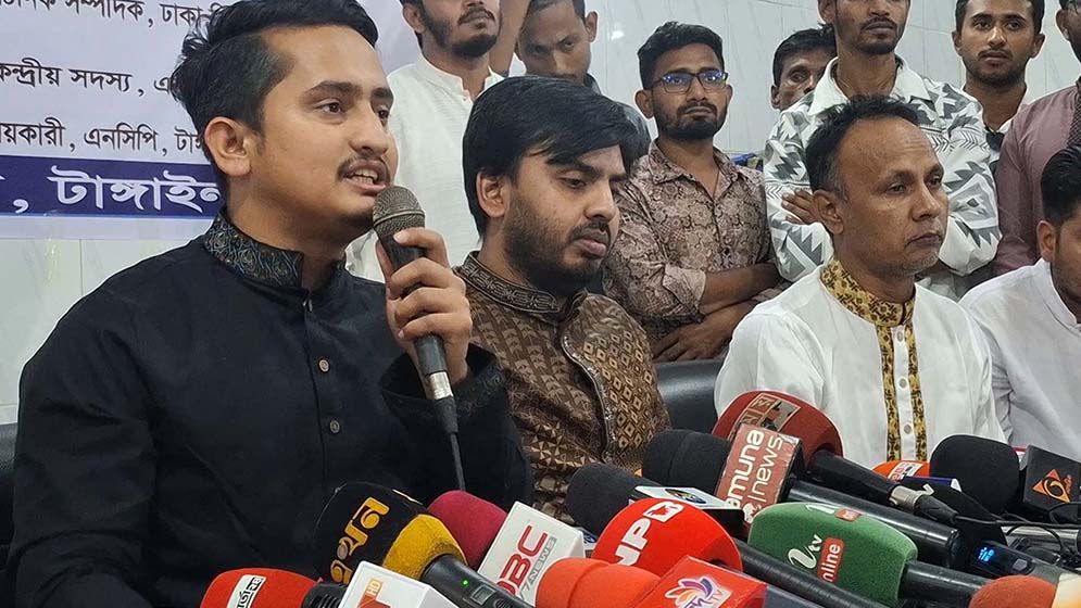 শাপলা আদায় করেই এনসিপি নির্বাচন করবে: সারজিস