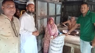 শিকলবন্দি সেই মামুনের বাড়িতে ইউএনও